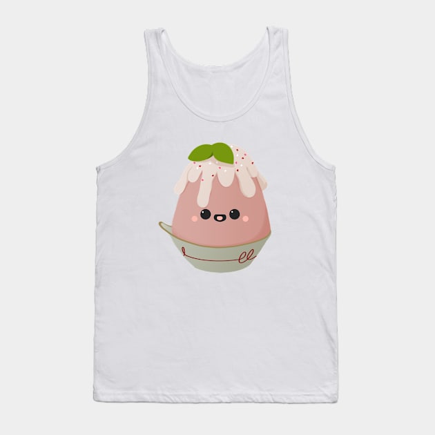 Cute little dark pink Kakigõri Tank Top by AshStore